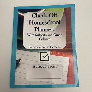 Check-Off Homeschool Planner with Subjects & Grade Column Schoolhouse Heaven